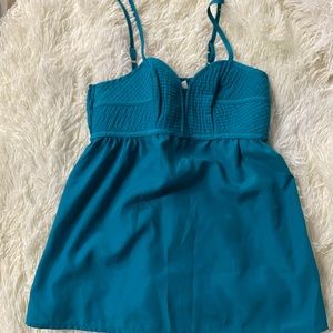 Bustier top peplum like tank